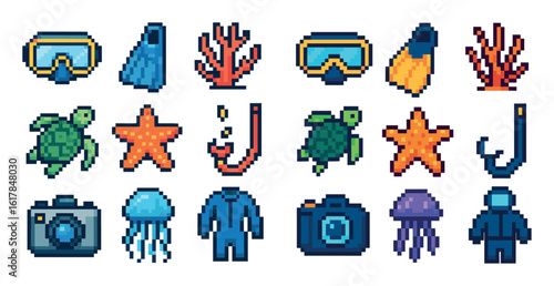 Underwater Adventure Icons