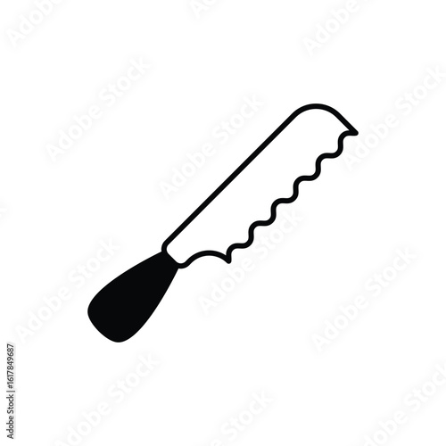 Japanese Saw Icon vector