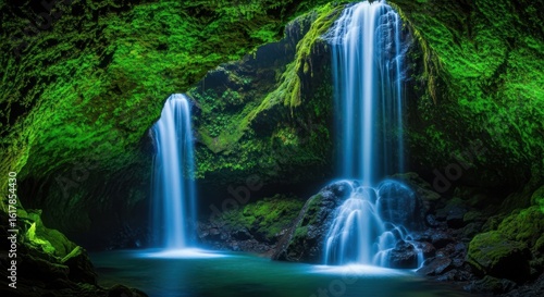 waterfall in the forest