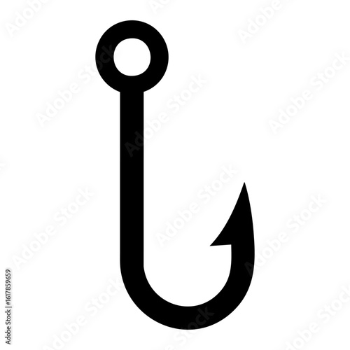Fishing Hook Icon vector