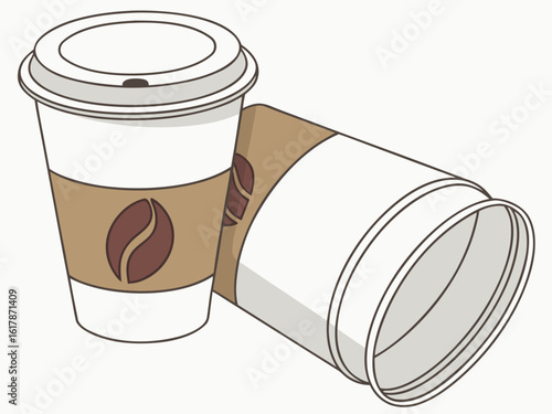 coffee cup vector illustration