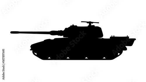 Main Battle Tank Silhouette