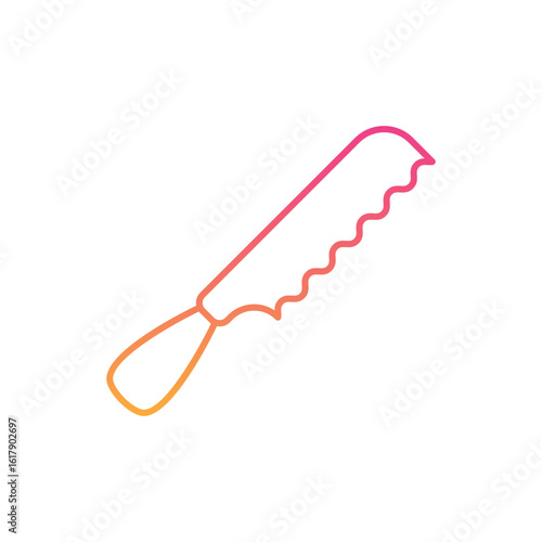 Japanese Saw Icon vector