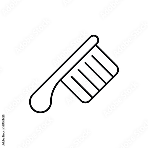 Bee Brush Icon vector