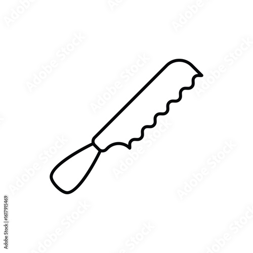 Japanese Saw Icon vector