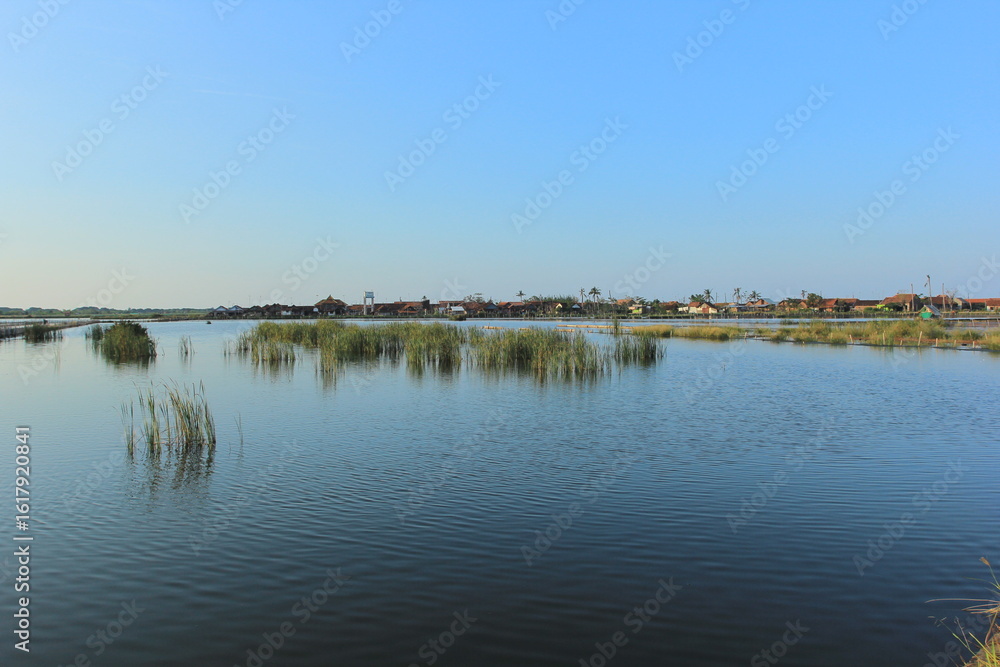 Obraz premium lake in the evening