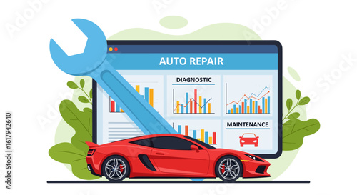 Automotive Service and Diagnostics Software Interface