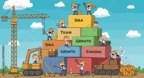 Building a Successful Business Step by Step with Teamwork and Funding