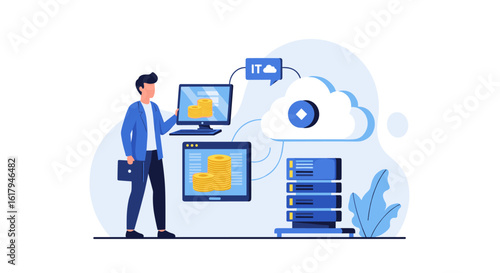 Digital Transformation of Business With Cloud Computing And Data Management Solutions