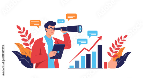 Visualizing Business Growth and Future Opportunities Through Strategic Vision
