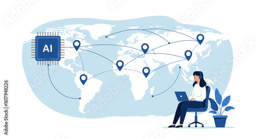 Artificial intelligence powering global connectivity and innovation advancements