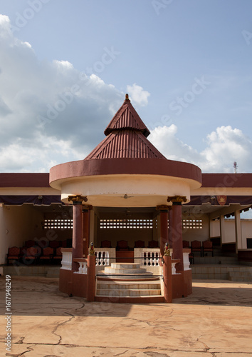 Agni-indenie royal court throne area, Comoé, Abengourou, Ivory Coast