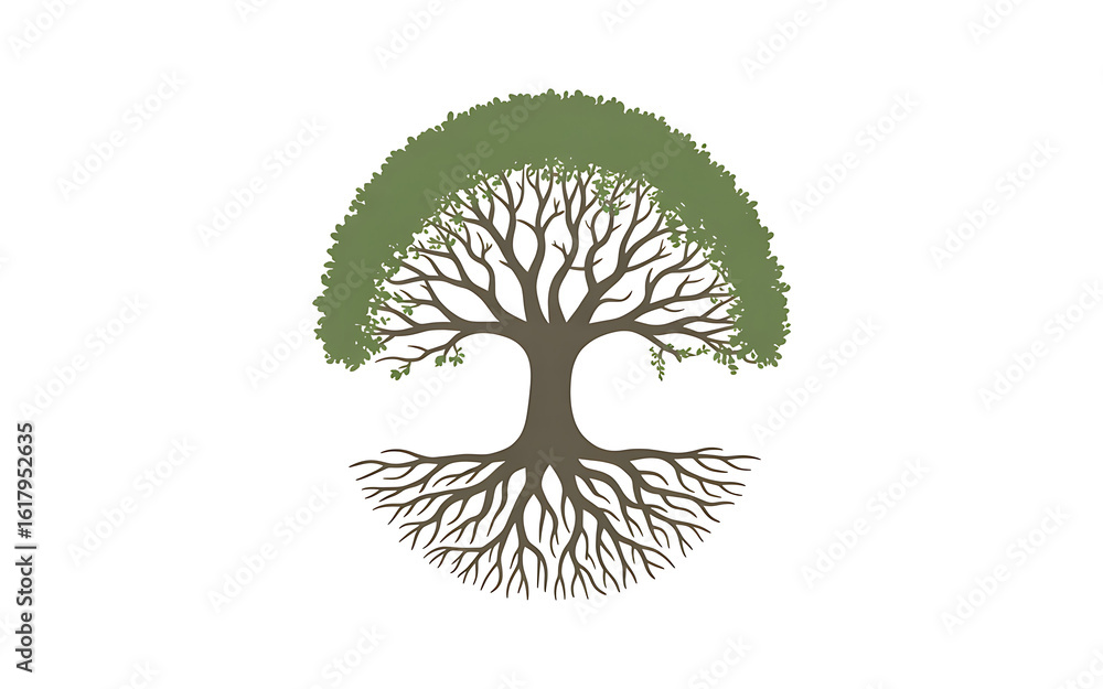 Naklejka premium Tree of life isolated on white background