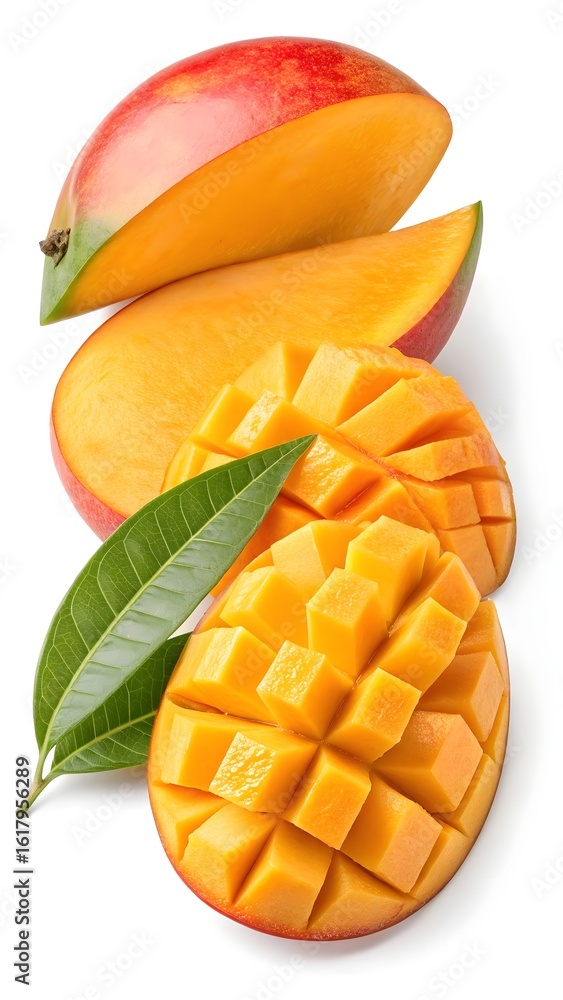 mango with leaf mango with leaf