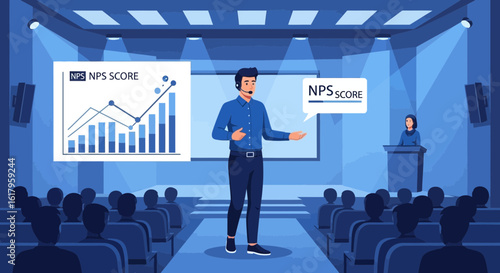 Engaging Nps Score Presentation In A Corporate Conference Setting