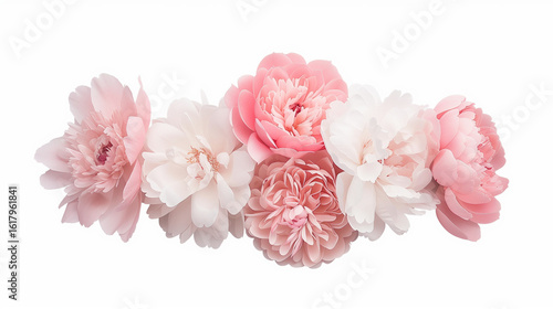 Wallpaper Mural Elegant arrangement of soft pink and white flowers Torontodigital.ca