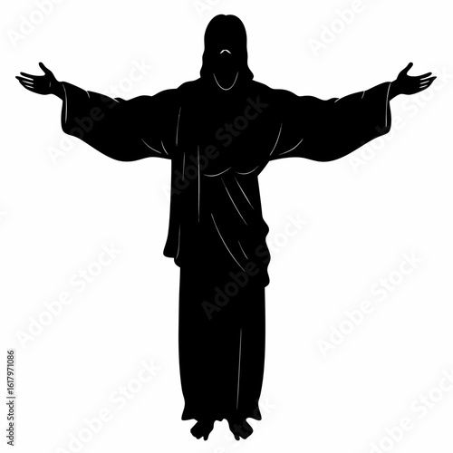 Jesus Christ Messiah Silhouette