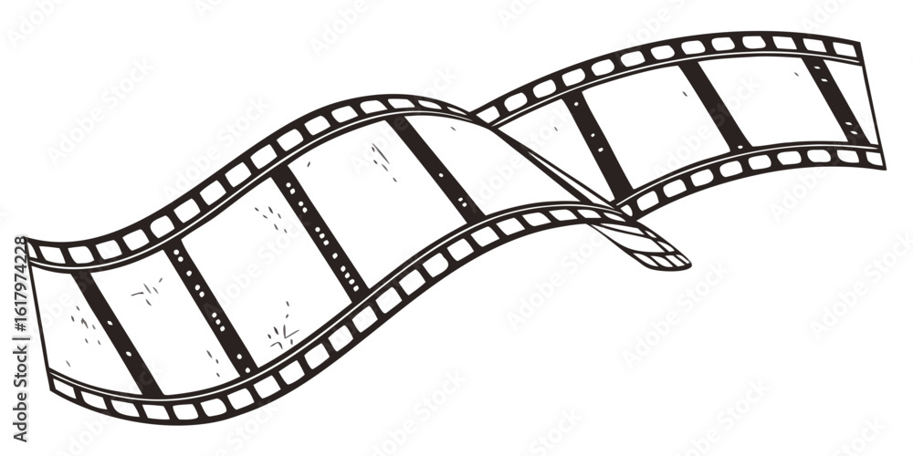 Fototapeta premium film strip vector illustration