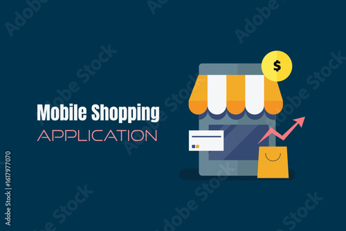 Mobile shopping app enables seamless online payments, driving higher sales and conversion rates.