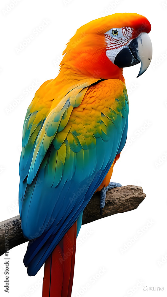 Obraz premium blue and yellow macaw
