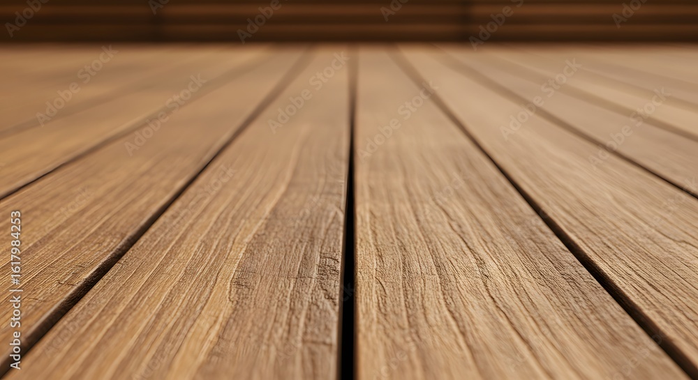 Obraz premium Detailed Close-up of Wooden Floorboards with Natural Texture