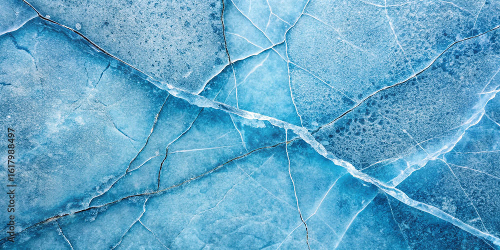 Fototapeta premium blue ice background