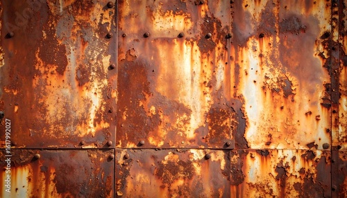 Rusted metal panels (2)