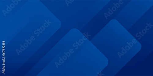 blue background abstract geometric. Modern blue gradient square shape design. Futuristic technology concept. Suit for brochure, corporate, website, poster, banner, cover modern