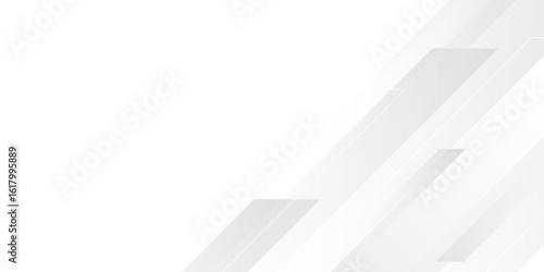 Abstract white and grey gradient overlay texture shiny line background. layered in modern abstract pattern design Space design concept Suit for business, corporate, institution presentation. vector.	
