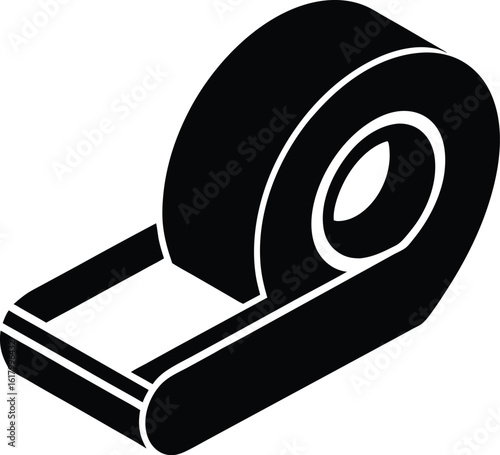 Tape Dispenser Vector Silhouette Icon
