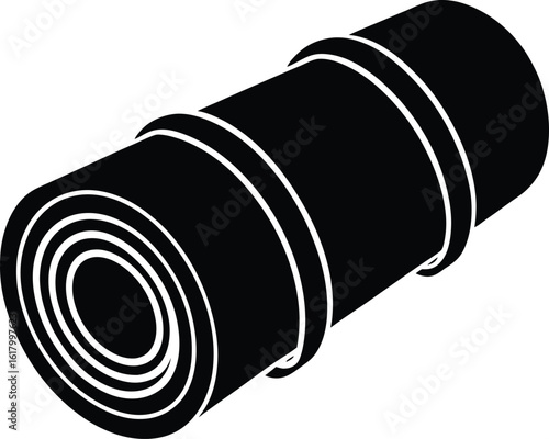 oil barrel isolated on white background