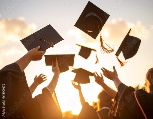 graduation cap and diploma