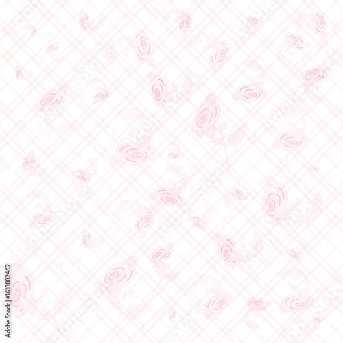 flower, butterfly, pastel pink, background, line art, cartoon style, cute, vintage, minimal, soft, textile, nature, wallpaper, romantic, sweet, delicate, leaves, petals, floral pattern, drawing