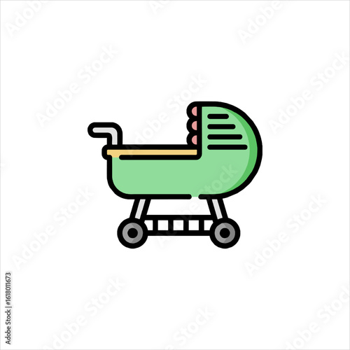 Baby Stroller Icon