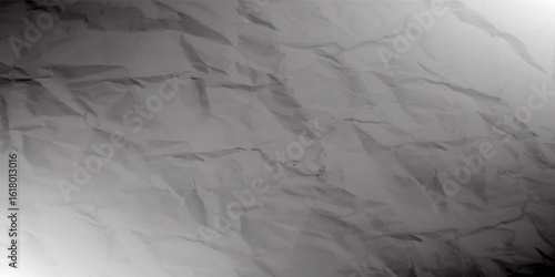 Vintage crumpled paper with rough grange texture. Black dot gradient vector background for collage, retro and gritty punk effects