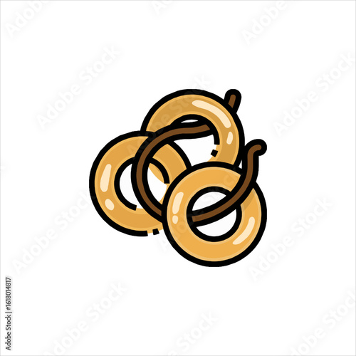 vector illustration of a bicycle