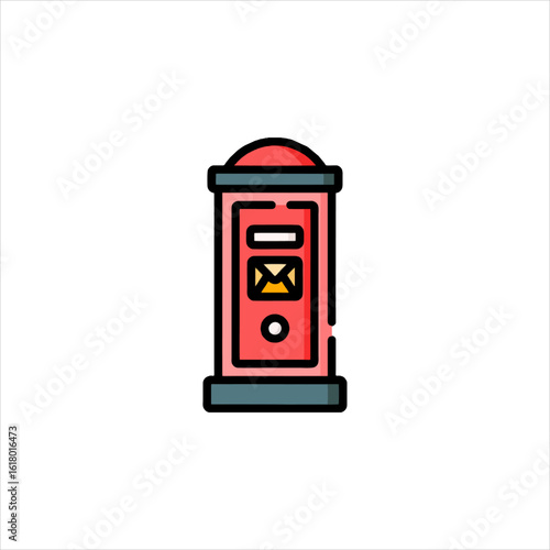red post box