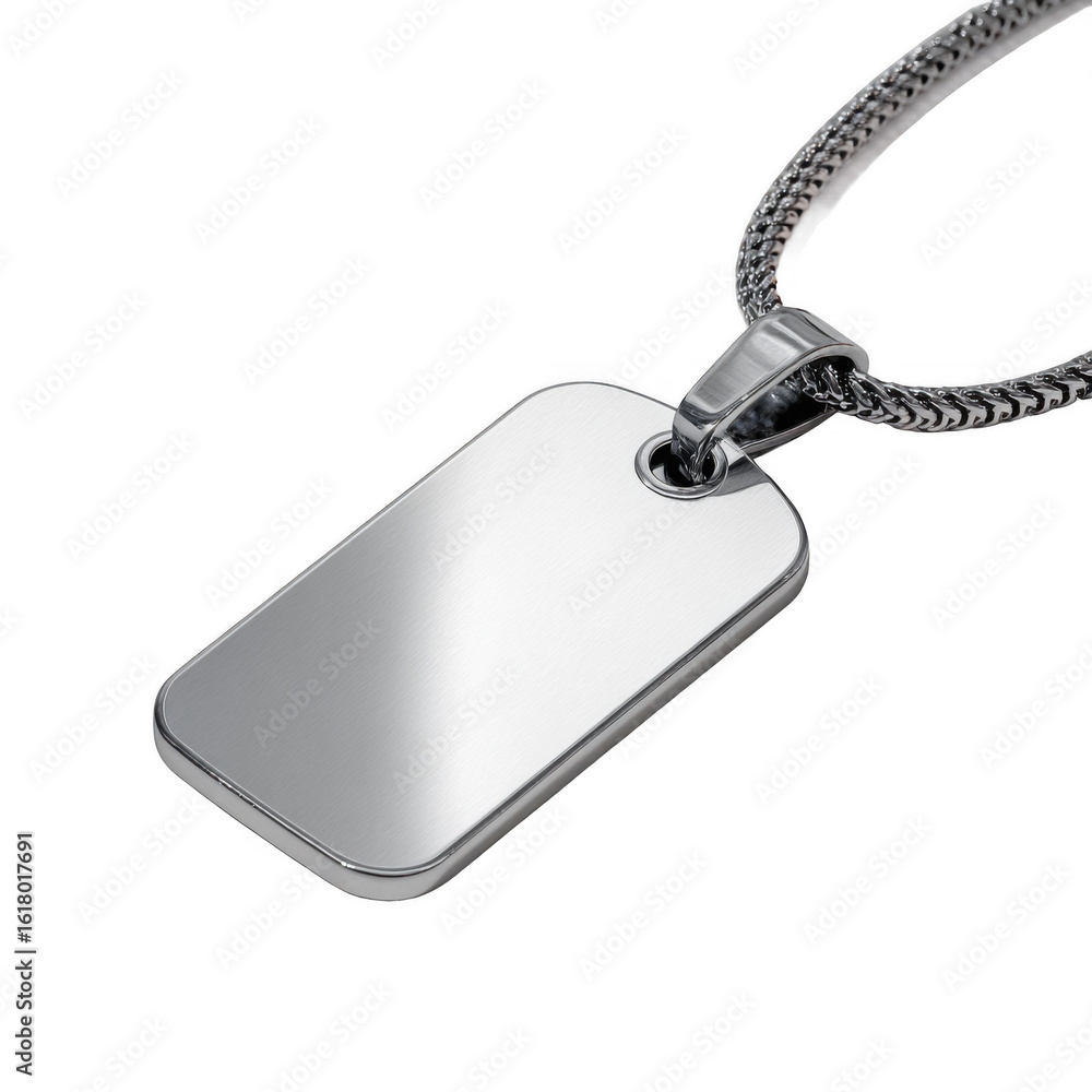 Fototapeta premium Blank Dog Tag [Transparent Background PNG]