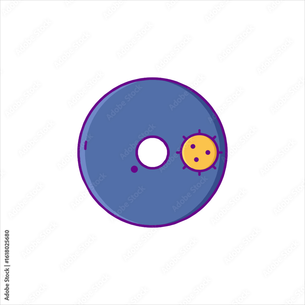 Fototapeta premium yin yang button
