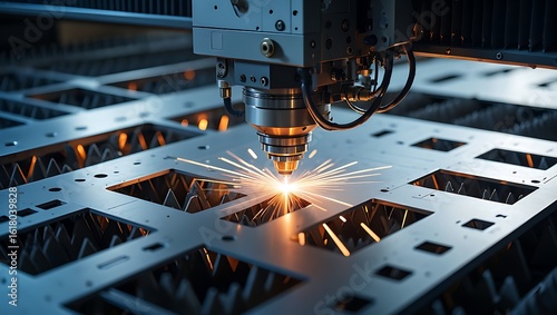 laser cutting steel
