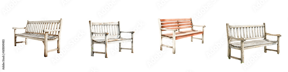 Wooden Bench Collection - Rustic Garden Seating Wooden Bench Collection - Rustic Garden Seating