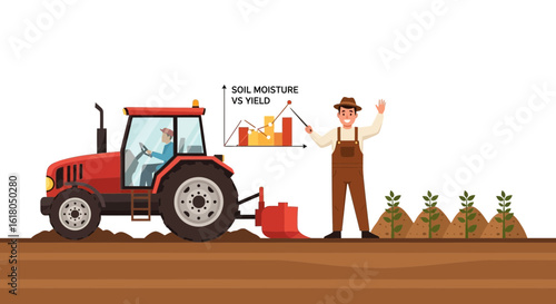 Precision Farming Soil Moisture Analysis For Optimized Crop Yield