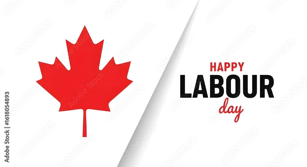 Fototapeta premium Happy Labour Day – Canada Celebrates