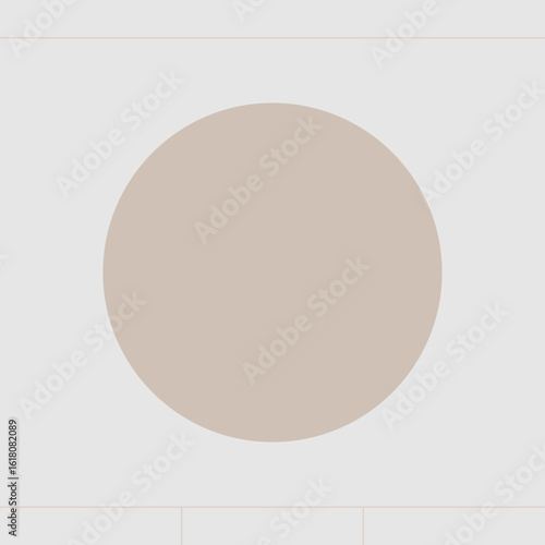Gray circle frame vector