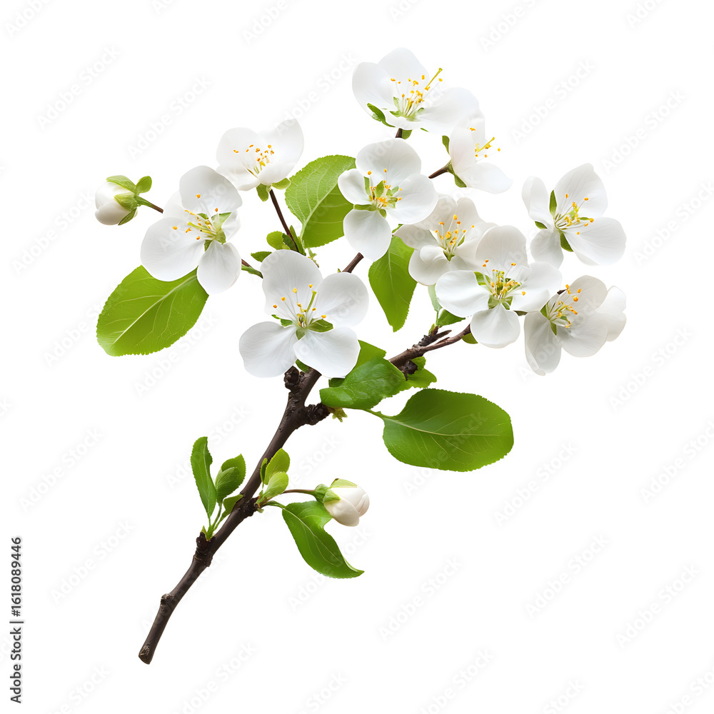 Obraz premium Beautiful Blossoming Flowering Branch Close-up for Natural Background