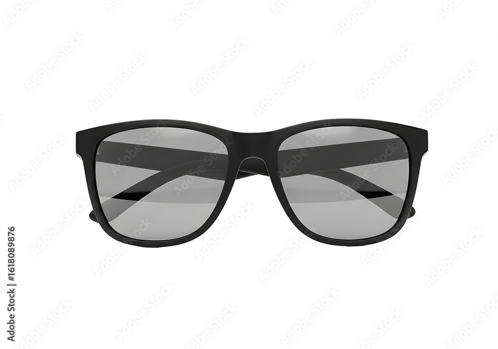 Fototapeta premium Black sunglasses with clear lenses.