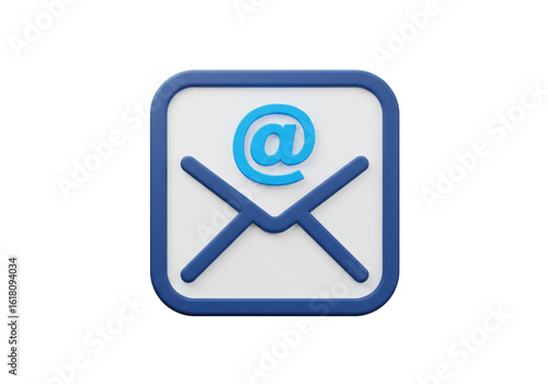 Isolated Blue Email Icon with At Symbol Message Delivery Free Download Isolated Blue Email Icon with At Symbol Message Delivery - GFXLoad
