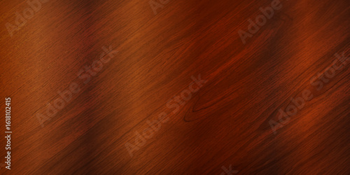 High Gloss Brown Lacquered Wood Planks, Highlighting Their Polished Surface and Rich Deep Brown Color, While Showcasing Natural Grain Detail for a Luxurious and Retro Look"
