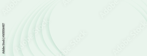 A soft green background with a subtle gradient texture. The background features curved lines, creating a gentle, calming green background. Abstract minimal curved layered texture background vector