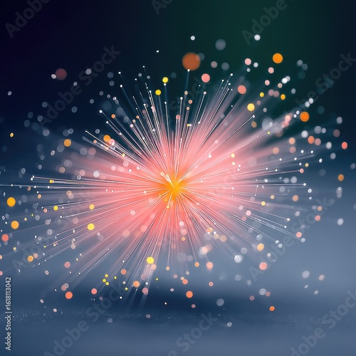 Luminous Burst with Soft Chromatic Gradient
